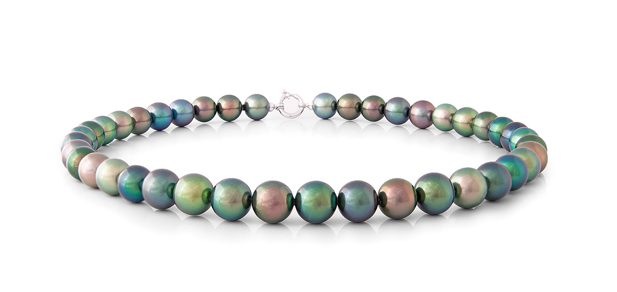 Halskette aus Tahiti-Perlen