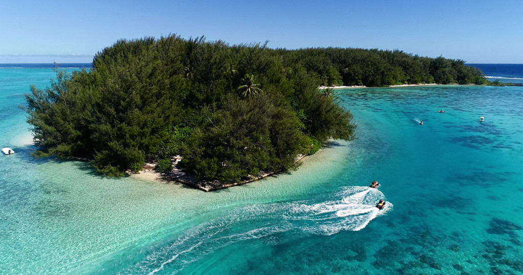 Que faire en Polynésie française : Jet ski à Huahine