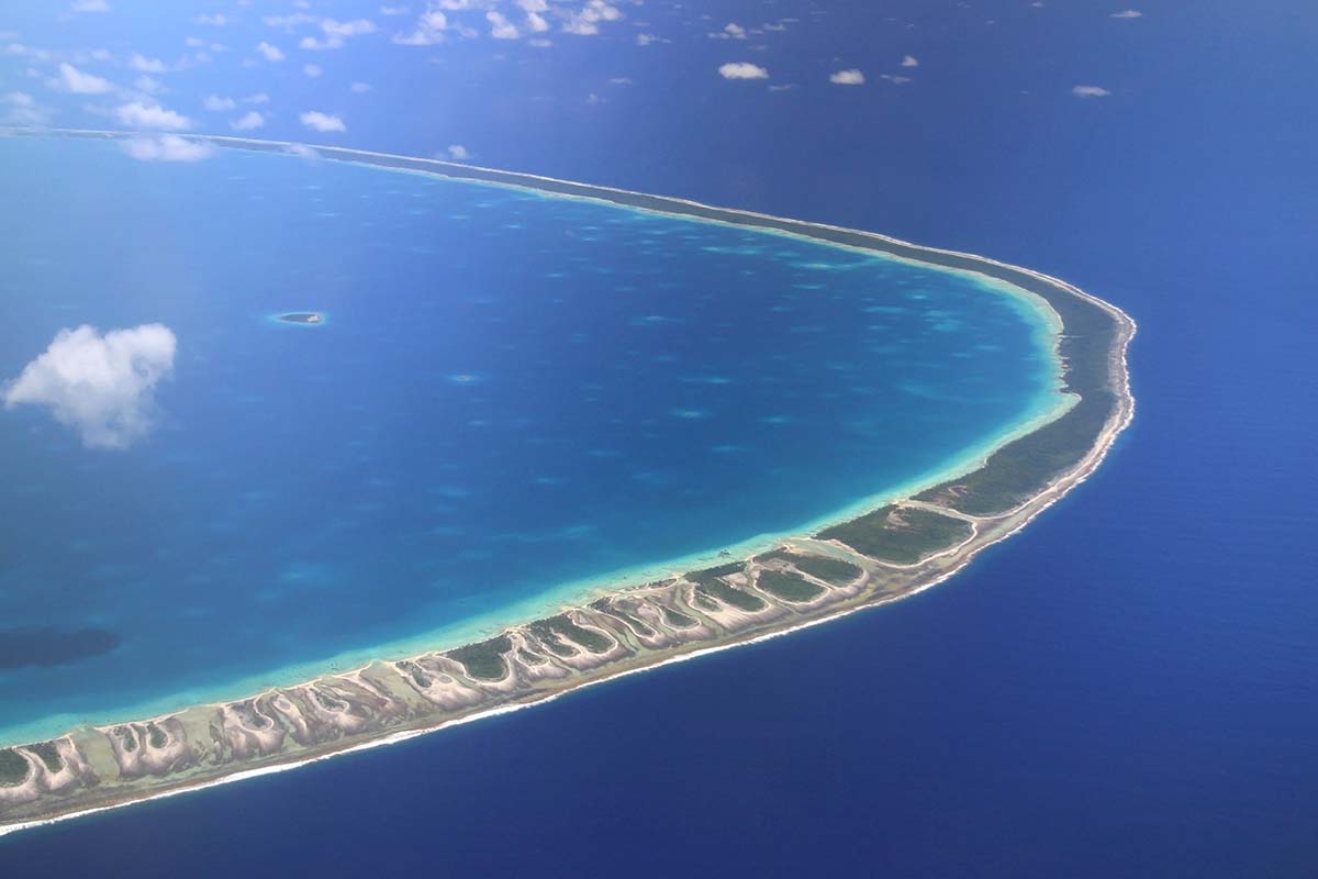 Das pazifische Atoll Rangiroa