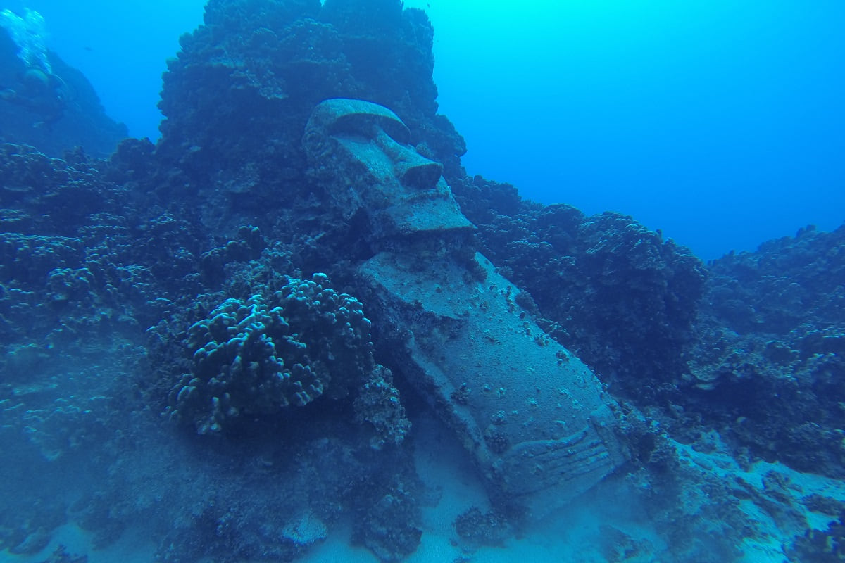 Plongée sur l'île de Pâques : Explorez des reliefs insoupçonnés