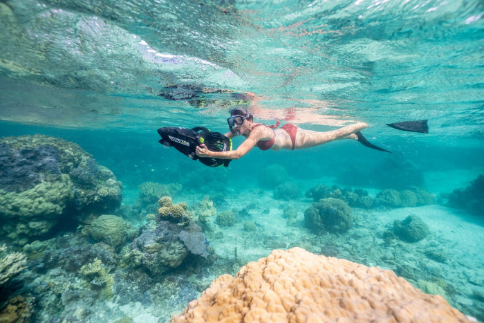 Snorkeling tour with Jet Propeller in Bora Bora