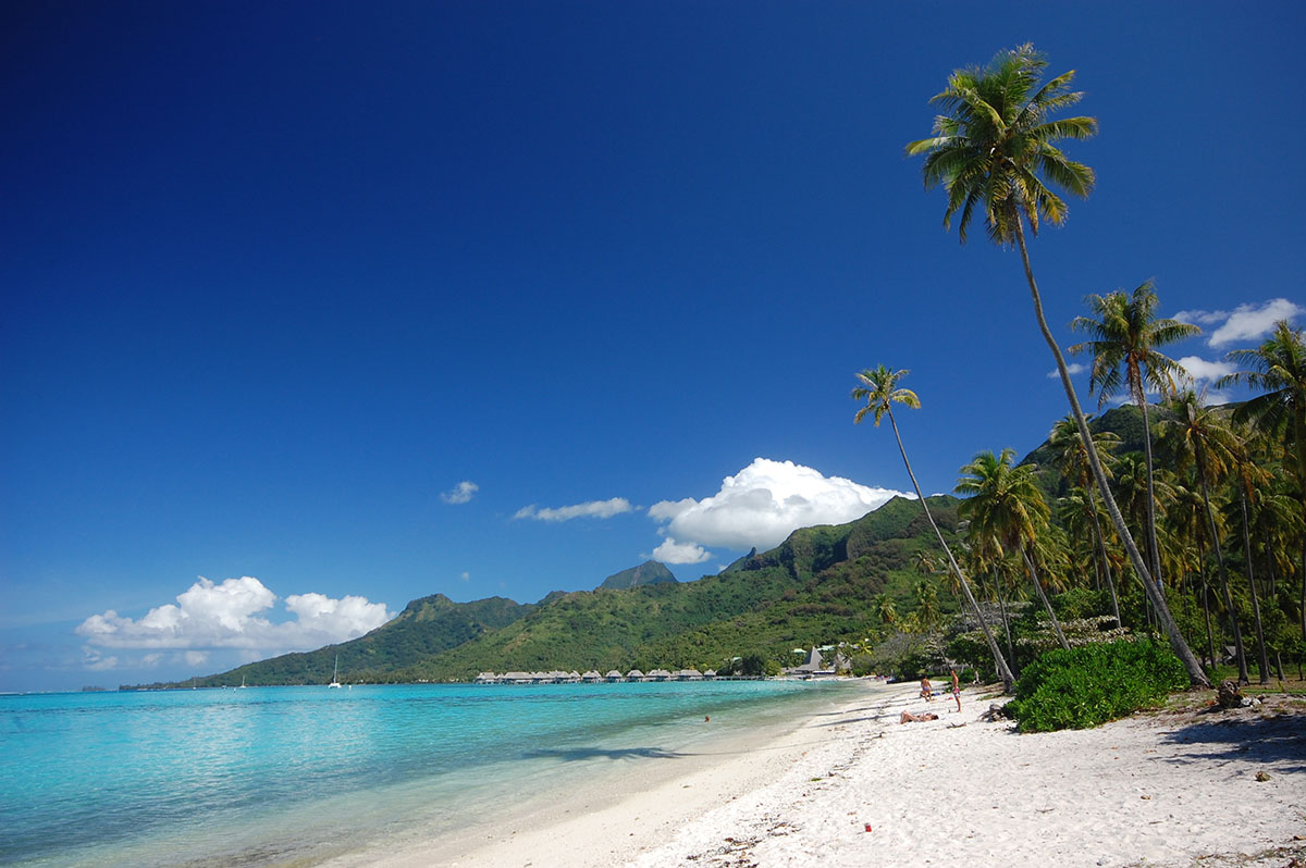 Teama Beach in Moorea, French Polynesia