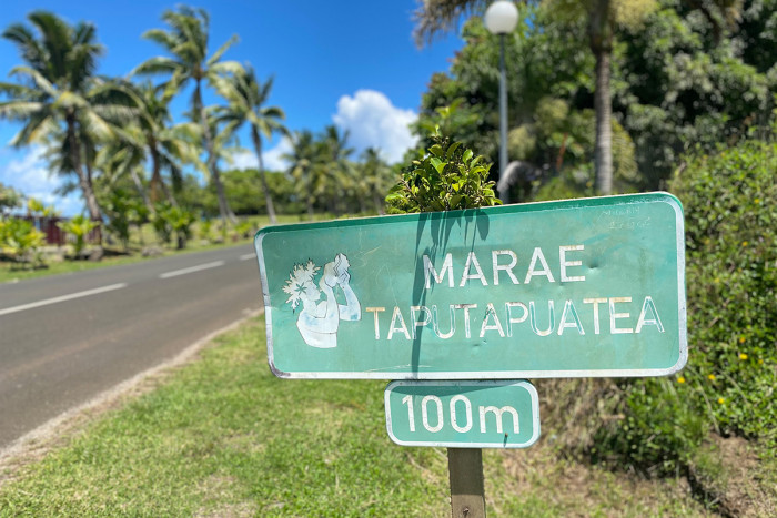 Elektrofahrradtour zum Marae Taputapuatea auf Raiatea