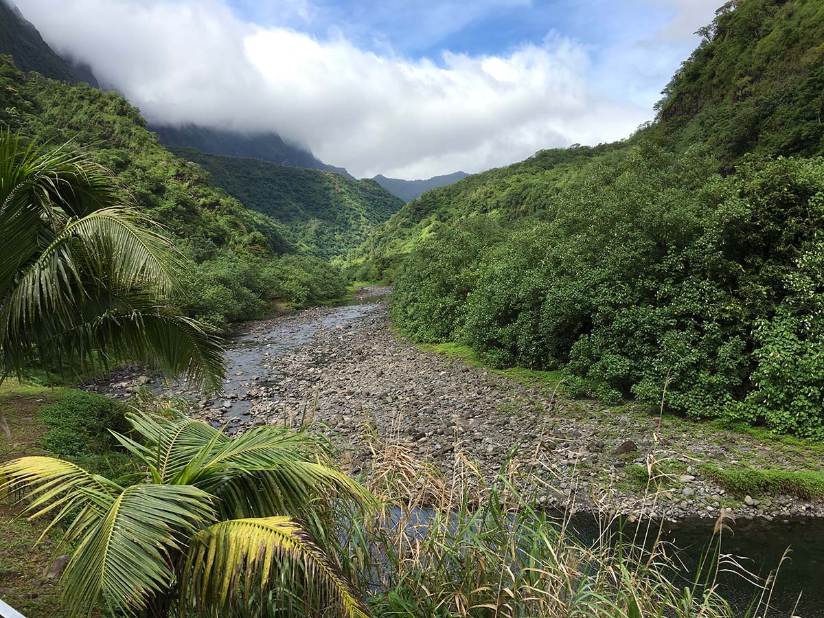 Vallée de la Papenoo à Tahiti, en Polynésie française